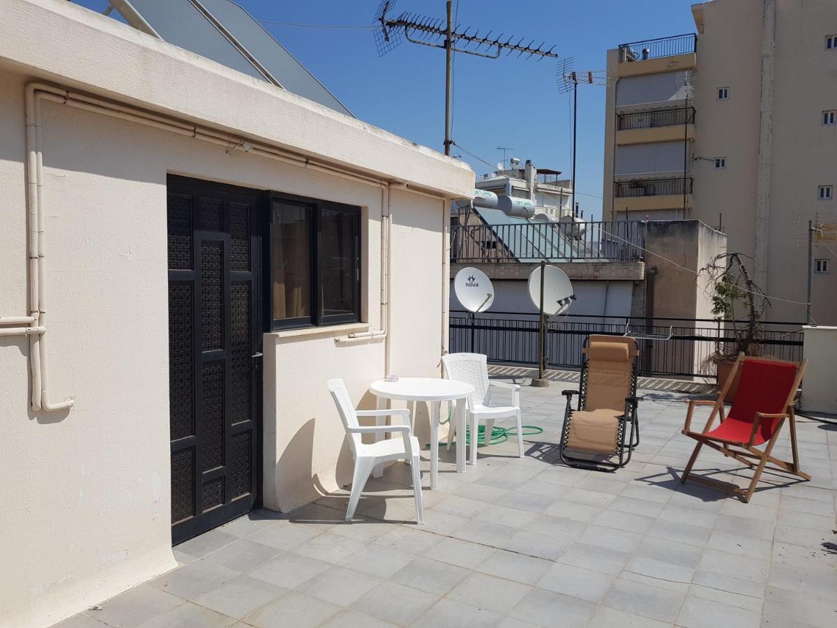 Terrace Roof Room @ Koridallos Metro St. & Piraeus Port Exterior foto