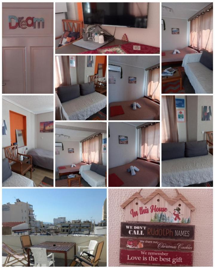 Terrace Roof Room @ Koridallos Metro St. & Piraeus Port Exterior foto